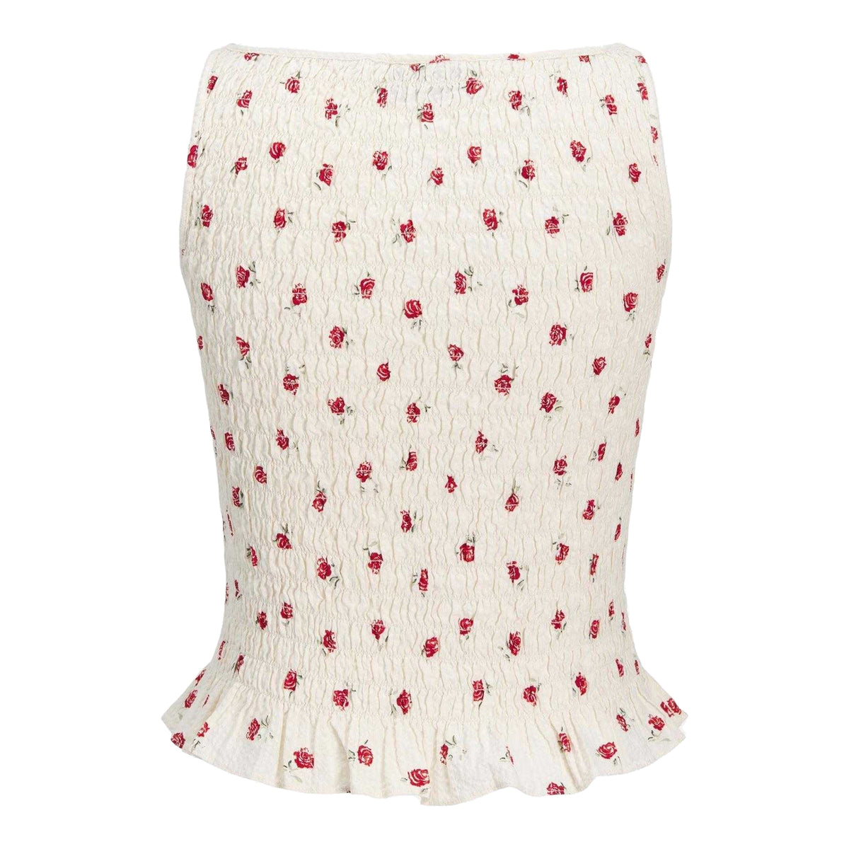 Vanilla Ice - Back - JJXX Womens-Ladies Rose Peplum Tank Top