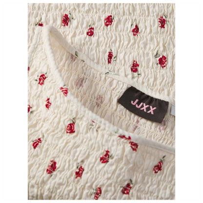 Vanilla Ice - Side - JJXX Womens-Ladies Rose Peplum Tank Top