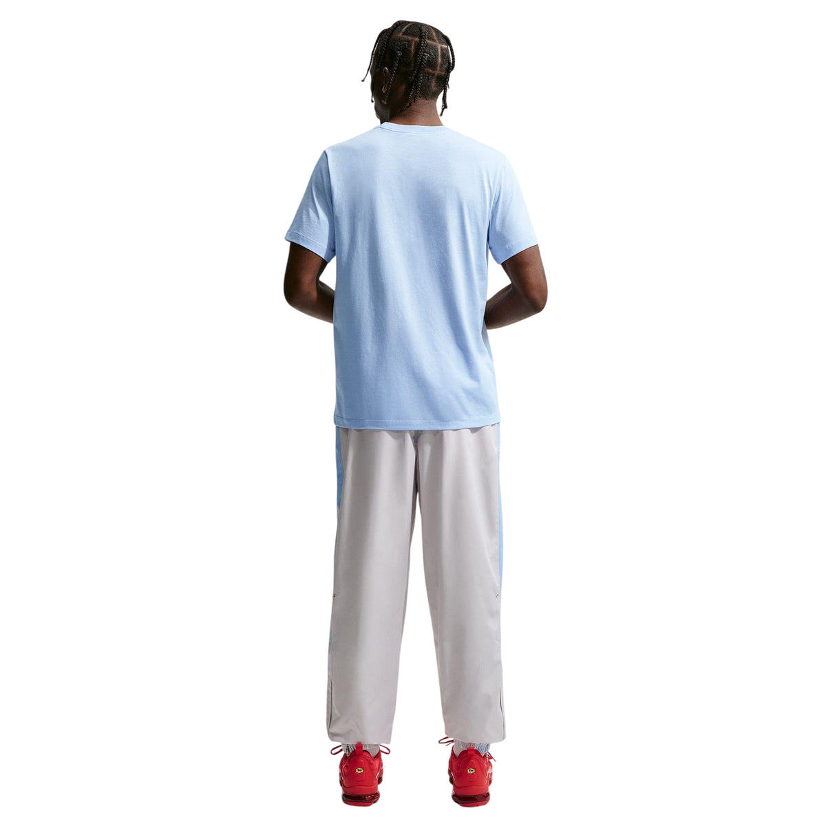 Light Grey - Close up - Nike Mens Logo Joggers