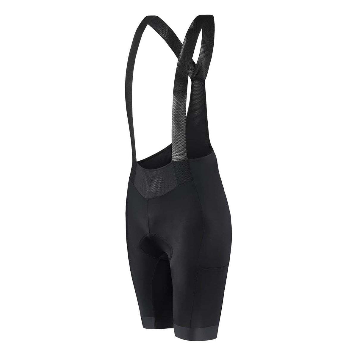 Black - Side - dhb Mens Trail Cycling Bib Shorts