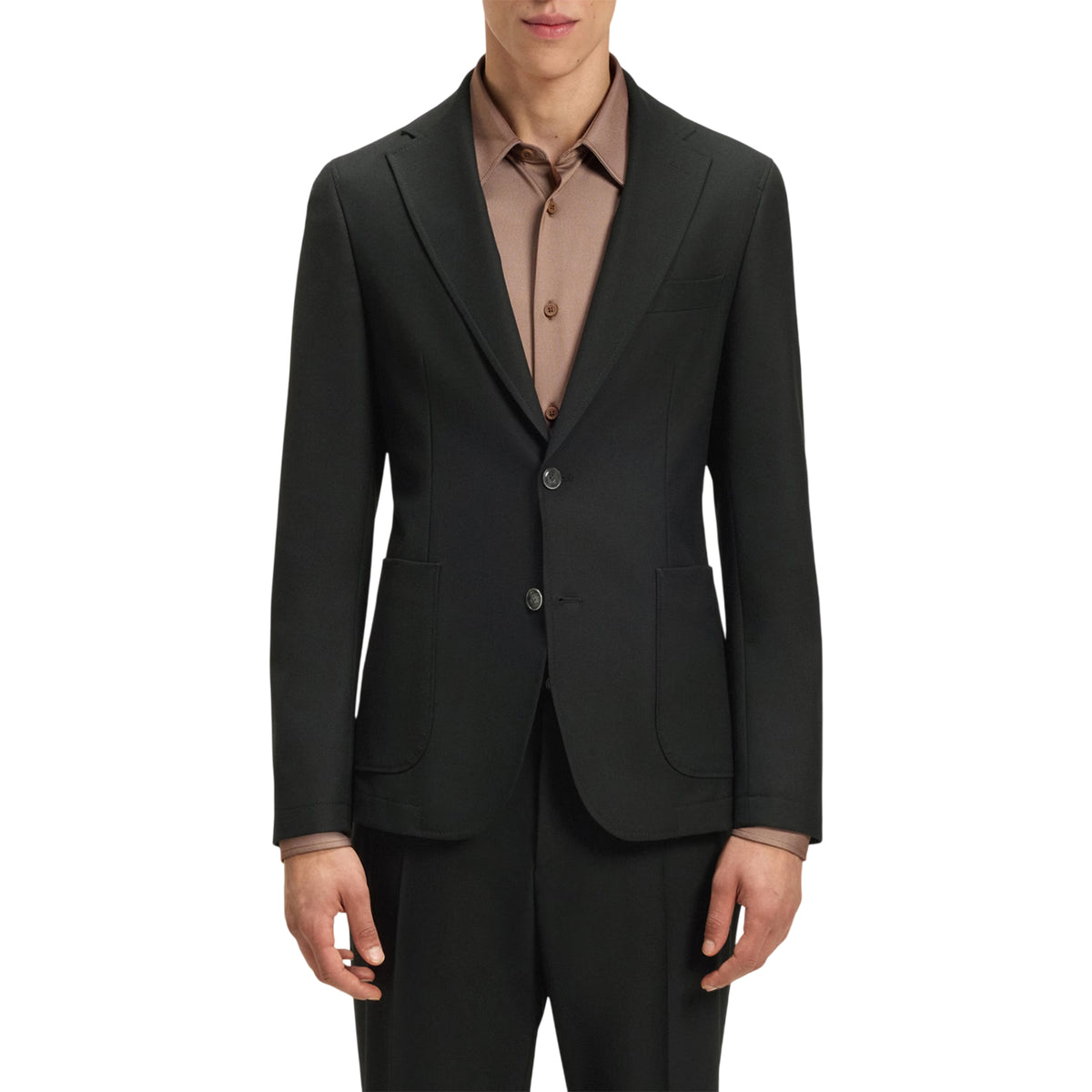Black - Lifestyle - Boss Mens Lapel Collar Regular Blazer