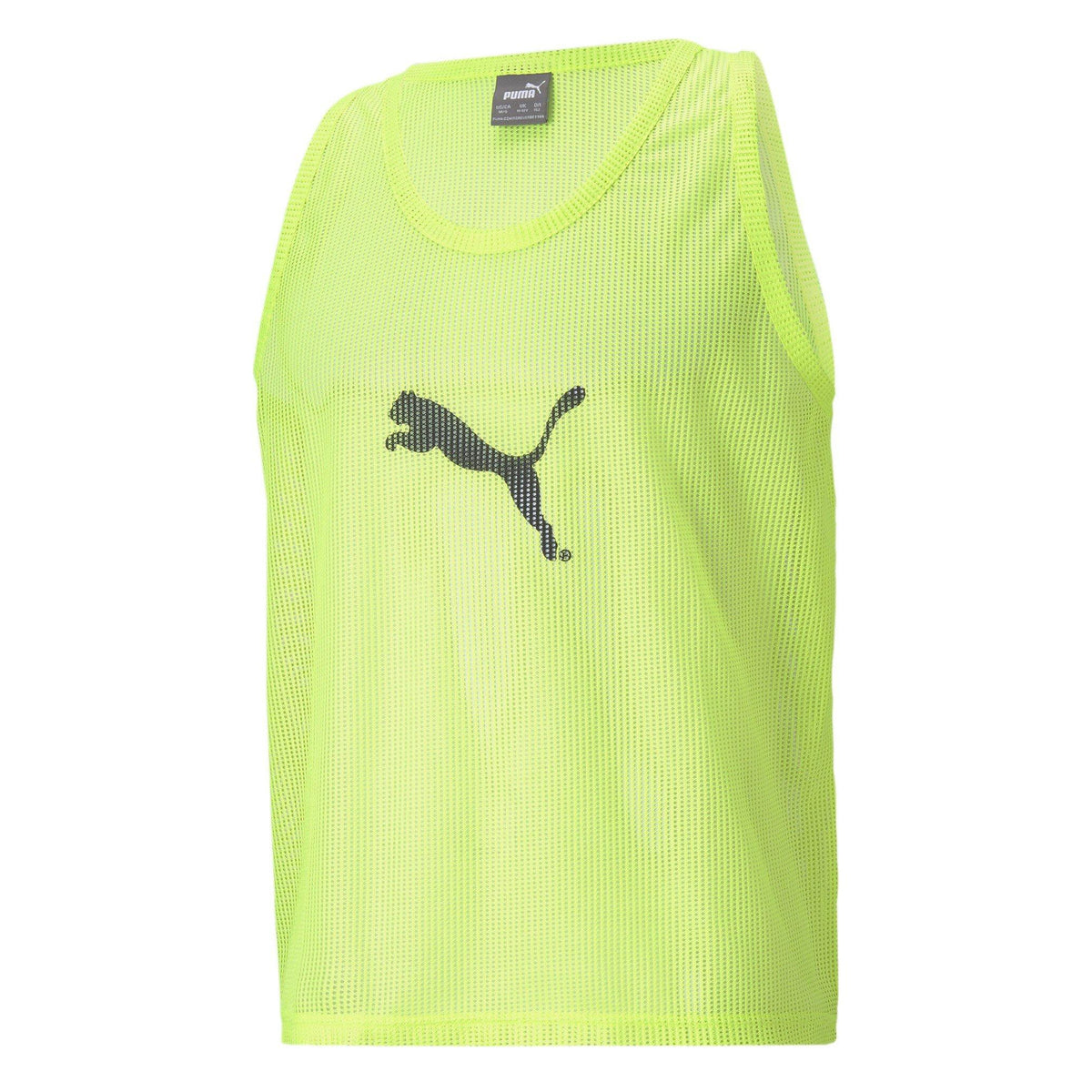 Fluorescent Yellow - Front - Puma Mens Logo Polyester Football Training Bib