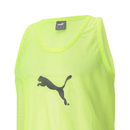 Fluorescent Yellow - Side - Puma Mens Logo Polyester Football Training Bib