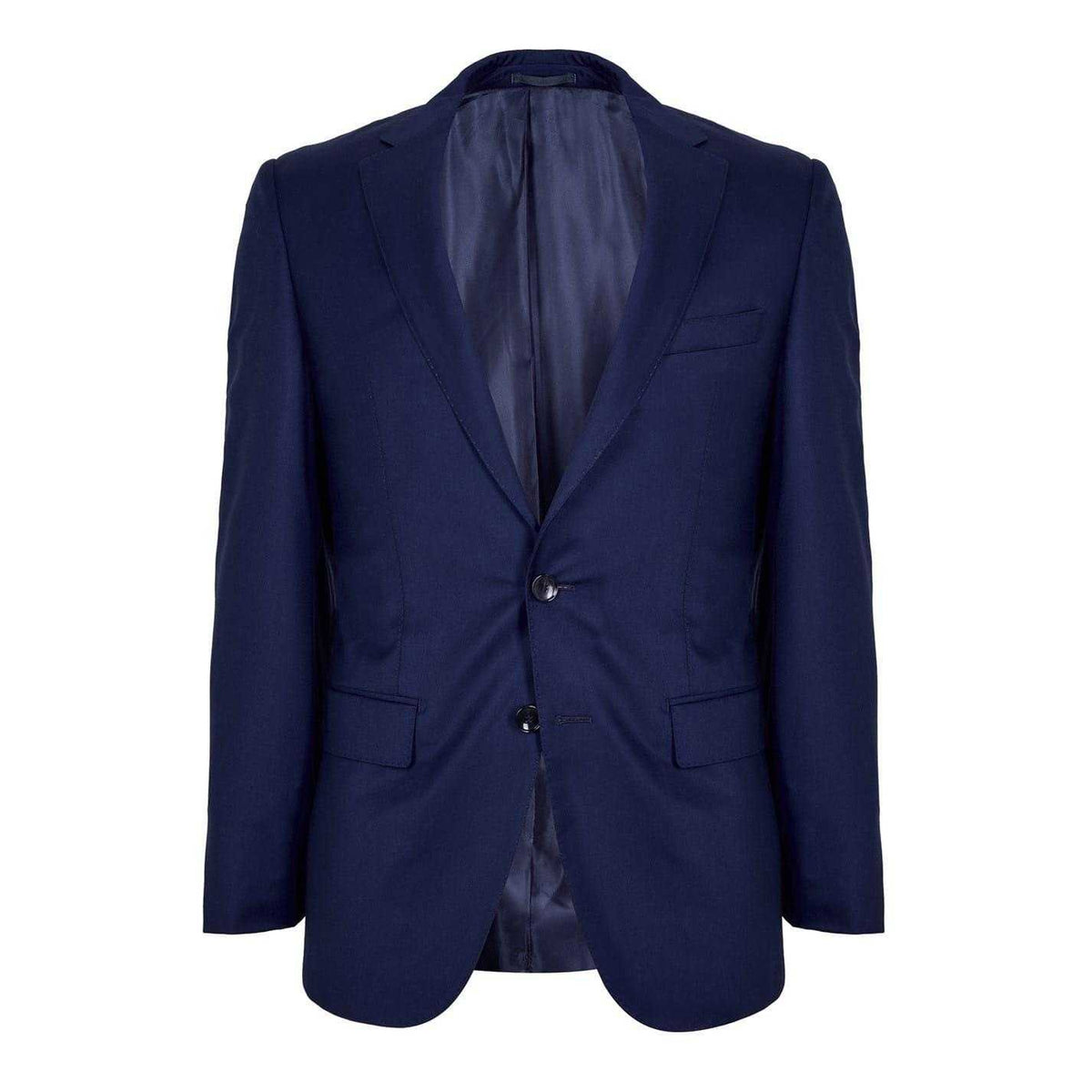 Dark Blue - Front - Boss Mens T-Harvers Regular Work Blazer
