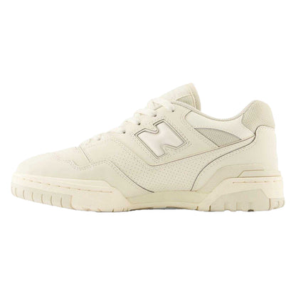 Turtledove - Side - New Balance Mens Leather Round Toe Flat Trainers