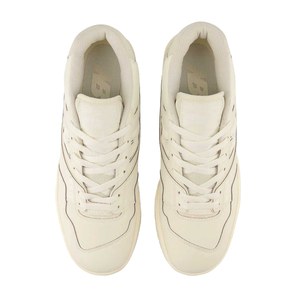 Turtledove - Lifestyle - New Balance Mens Leather Round Toe Flat Trainers
