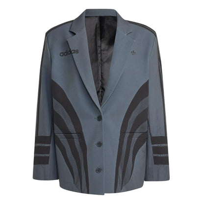 Carbon - Front - Adidas Womens-Ladies Atlanta Long-Sleeved Blazer