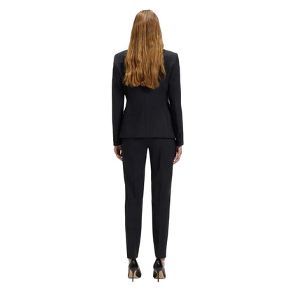 Dark Blue - Back - Boss Womens-Ladies Plain Single-Breasted Blazer