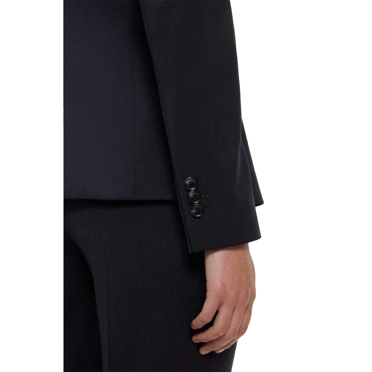 Dark Blue - Lifestyle - Boss Womens-Ladies Plain Single-Breasted Blazer