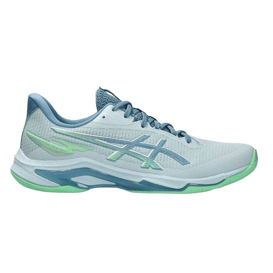 Cool Grey-Blue - Front - Asics Mens Netburner Ballistic Ff 4 Volleyball Shoes