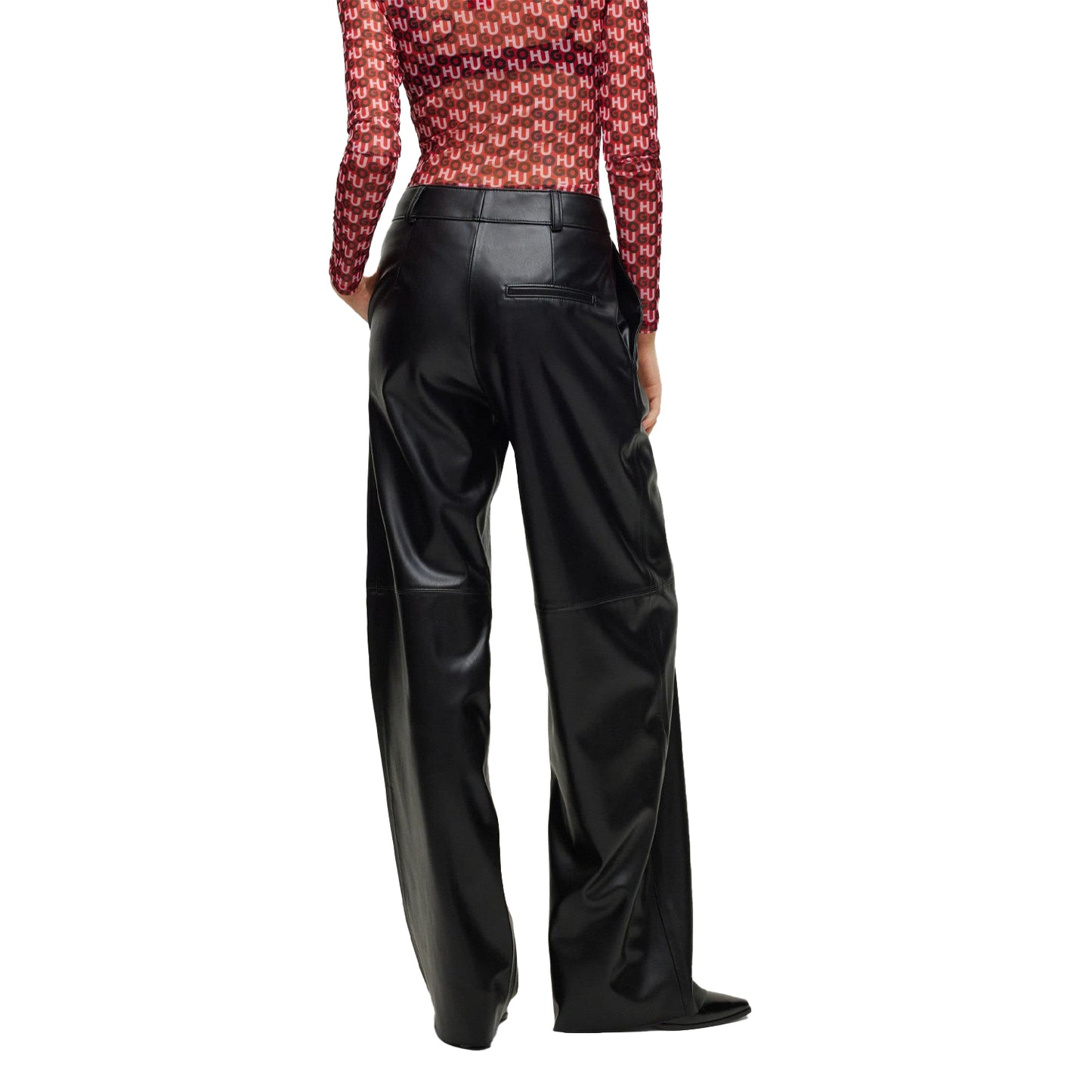 Black - Back - Hugo Boss Womens-Ladies Herede-1 Trousers