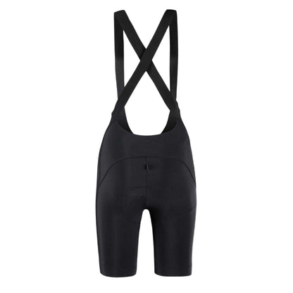 Black - Back - dhb Womens-Ladies Moda Cycling Bib Shorts