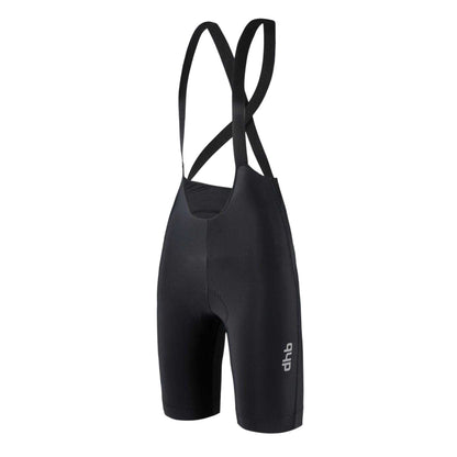 Black - Side - dhb Womens-Ladies Moda Cycling Bib Shorts