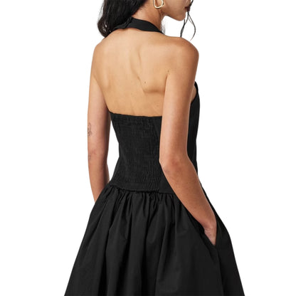 Black - Lifestyle - AmyLynn Womens-Ladies Alexa Tailored Formal Maxi Dress