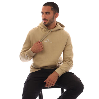 Khaki - Lifestyle - Ralph Lauren Mens Script Logo Hoodie
