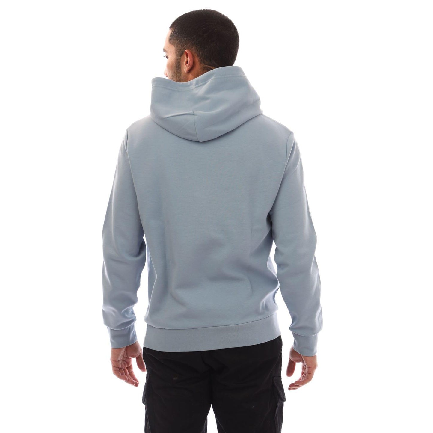 Blue - Back - Ralph Lauren Mens Script Logo Hoodie