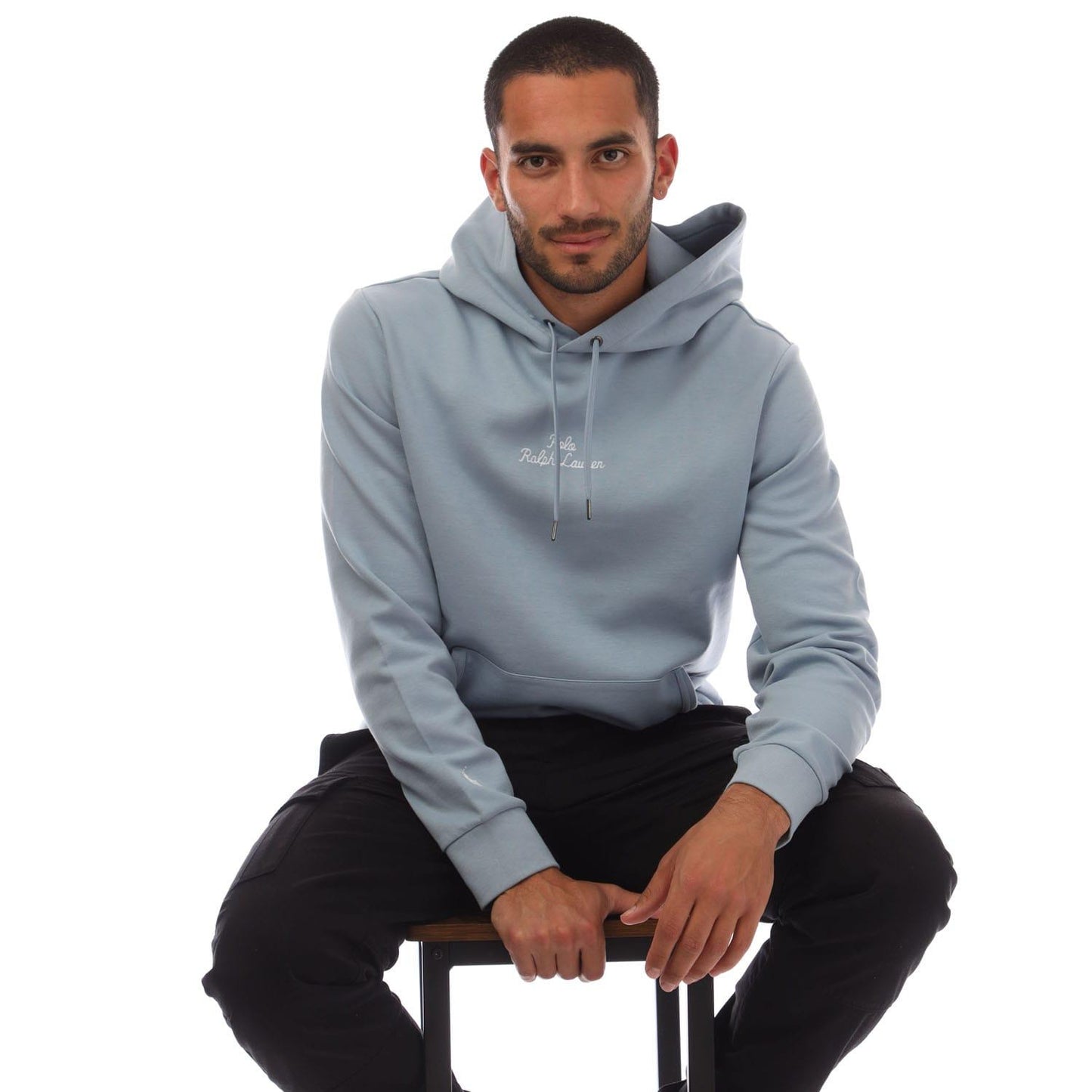 Blue - Lifestyle - Ralph Lauren Mens Script Logo Hoodie