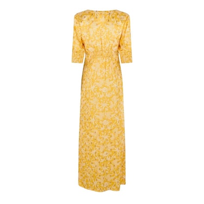 Yellow - Back - Never Fully Dressed Womens-Ladies May All-Over Print Maxi Dress