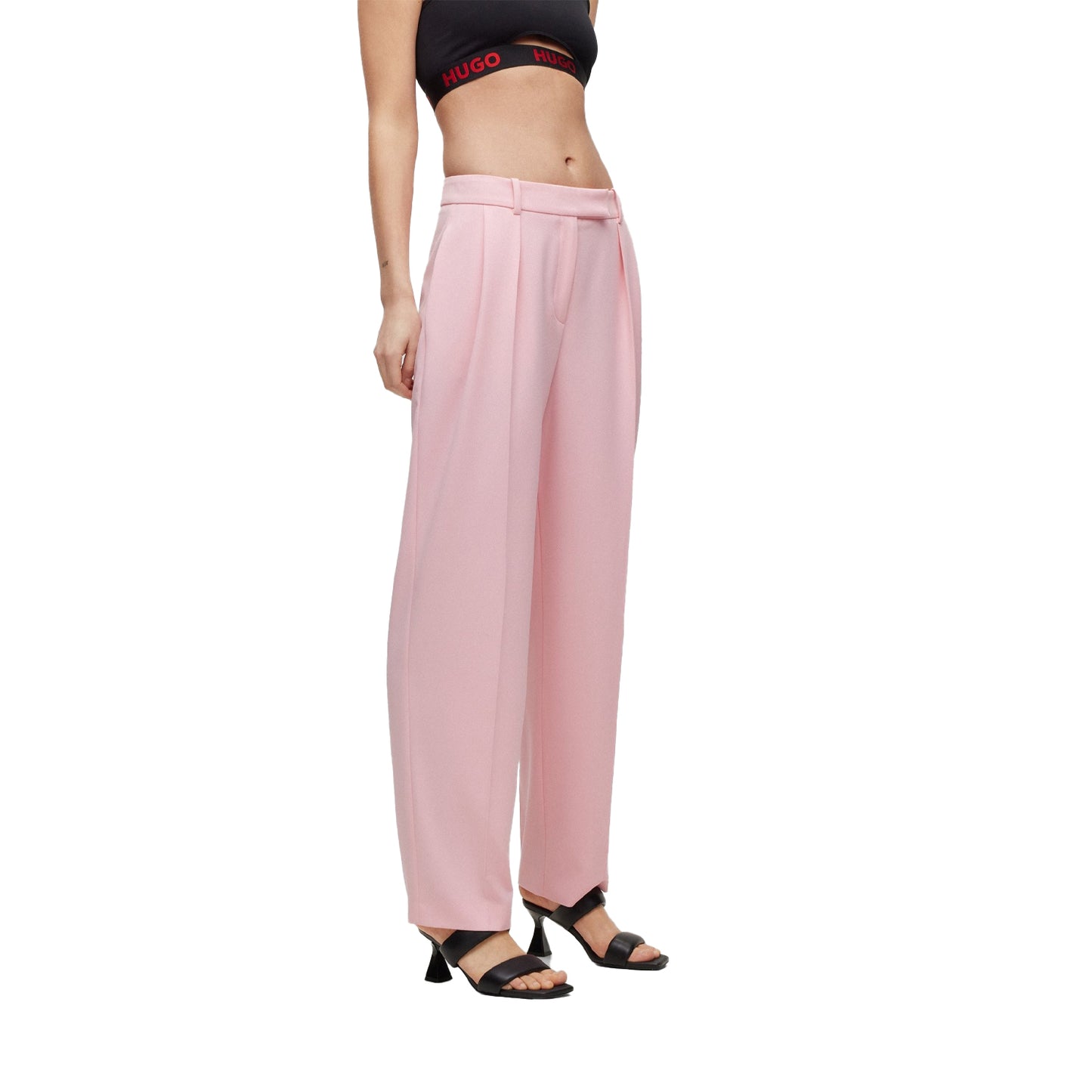 Pink - Lifestyle - Hugo Womens-Ladies Hanifa Trousers
