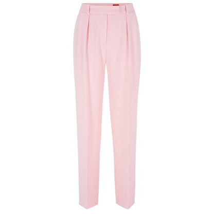 Pink - Front - Hugo Womens-Ladies Hanifa Trousers