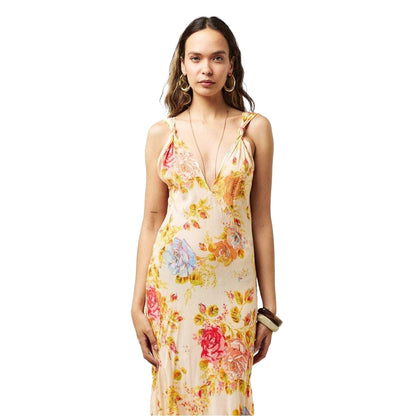 Cream - Lifestyle - Never Fully Dressed Womens-Ladies Sofia Slip Dress