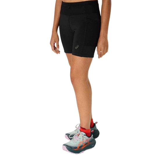 Black - Front - Asics Womens-Ladies Fujitrail Compression Shorts