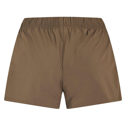 Green - Back - Fear Of God Essentials Womens-Ladies Cotton Blend Logo Cycling Shorts