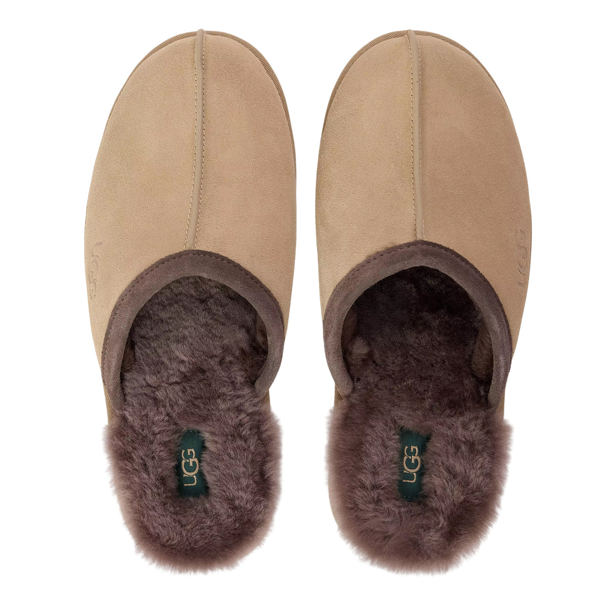 Mustard Seed - Side - UGG Mens Scuff Suede Mule Slippers