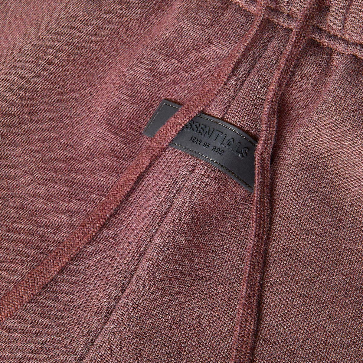 Plum - Side - Fear Of God Essentials Womens-Ladies Patch Swim Shorts