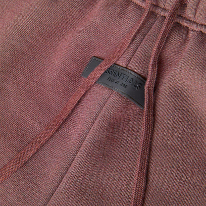 Plum - Side - Fear Of God Essentials Womens-Ladies Patch Swim Shorts
