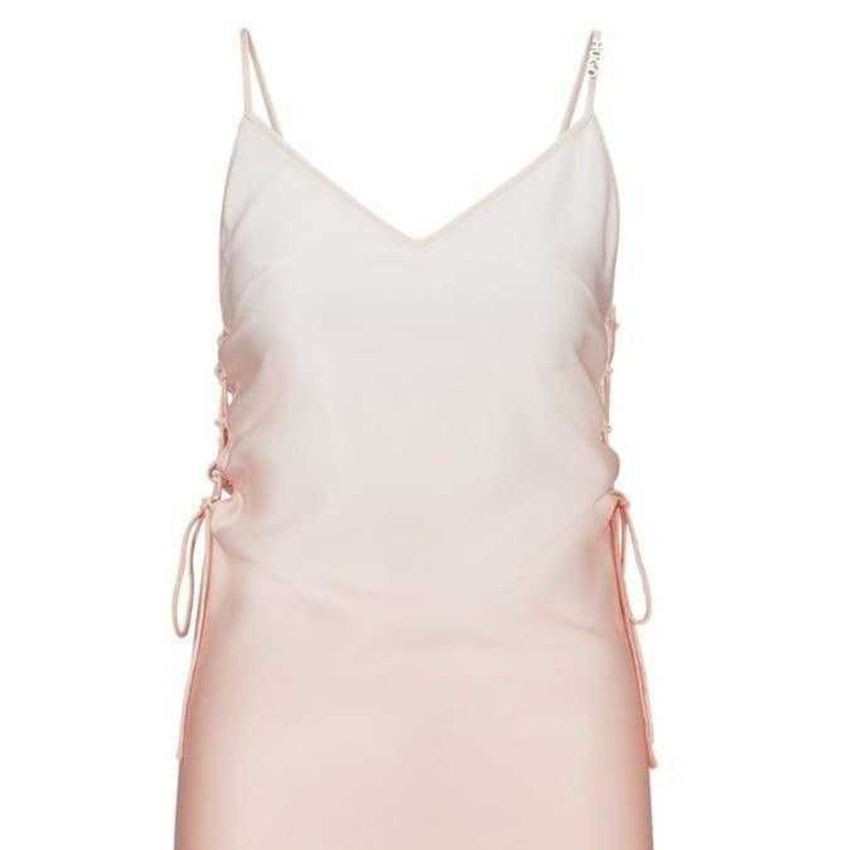 Pink Ombre - Back - Hugo Womens-Ladies Kasanka Ombre Satin Slim Slip Dress