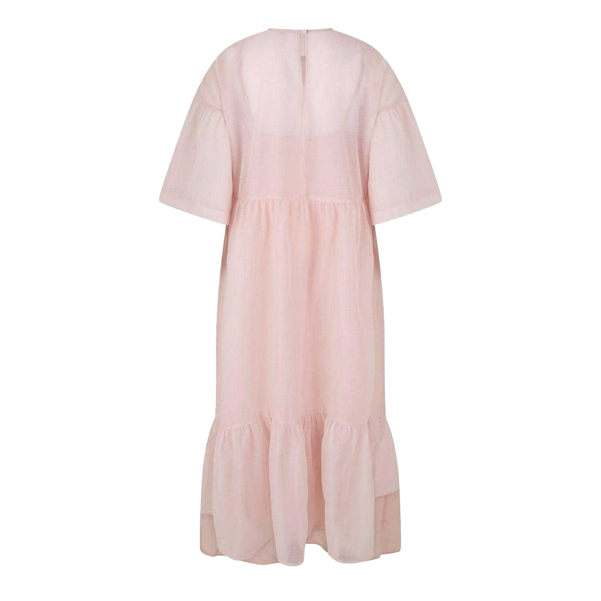Optic White - Back - Edited Womens-Ladies Pia Loose Fit Maxi Dress