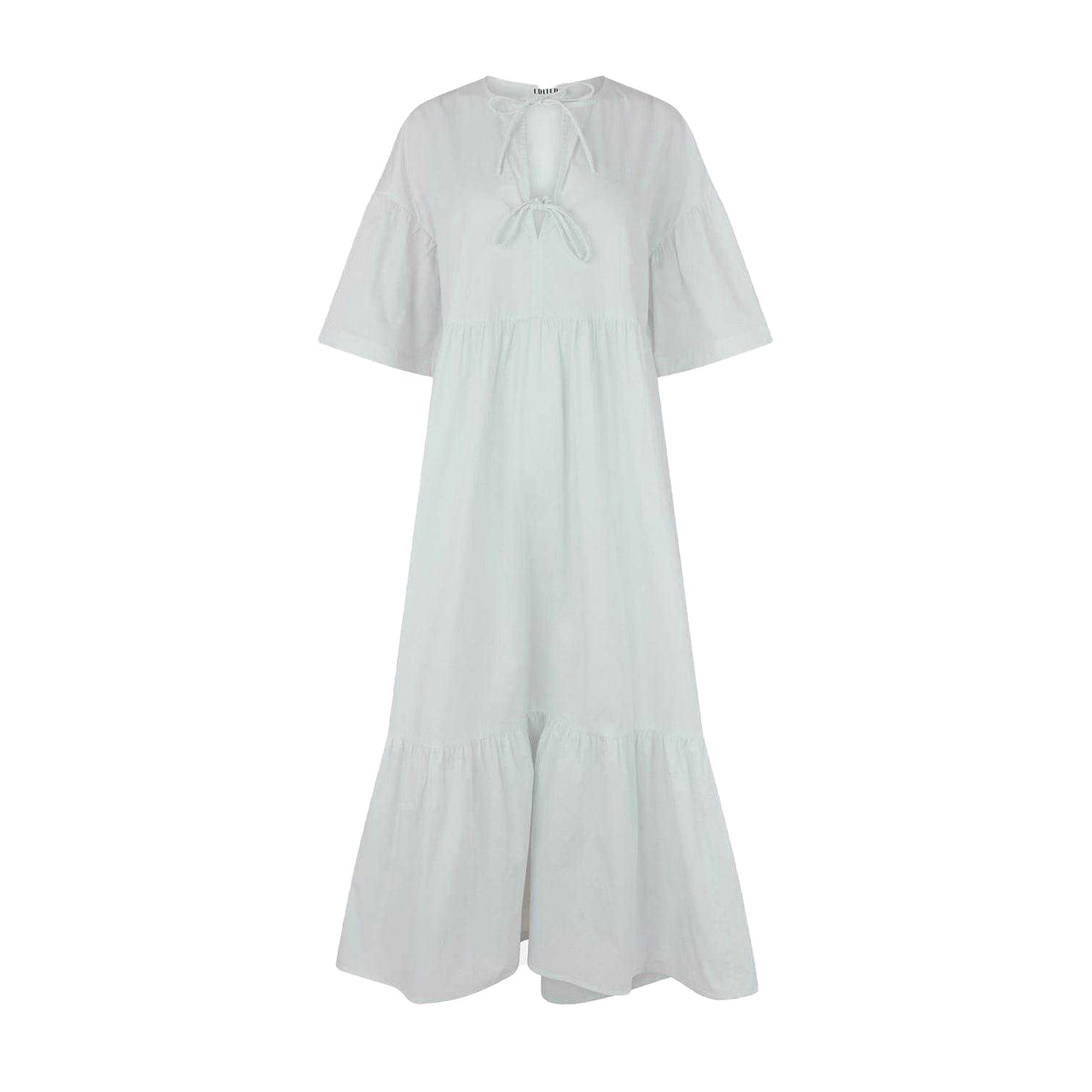 Rose Smoke - Front - Edited Womens-Ladies Pia Loose Fit Maxi Dress