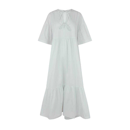 Rose Smoke - Front - Edited Womens-Ladies Pia Loose Fit Maxi Dress