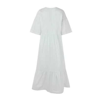 Rose Smoke - Back - Edited Womens-Ladies Pia Loose Fit Maxi Dress