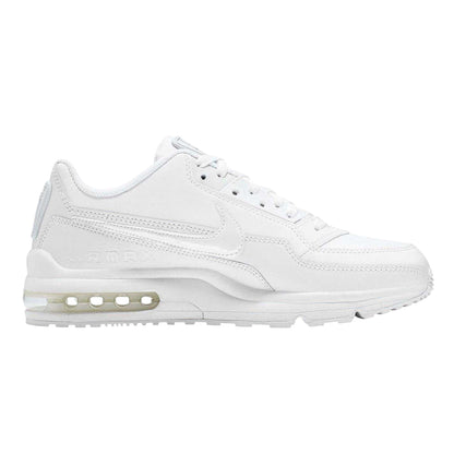 White - Front - Nike Mens Air Max Coated Leather Trainers