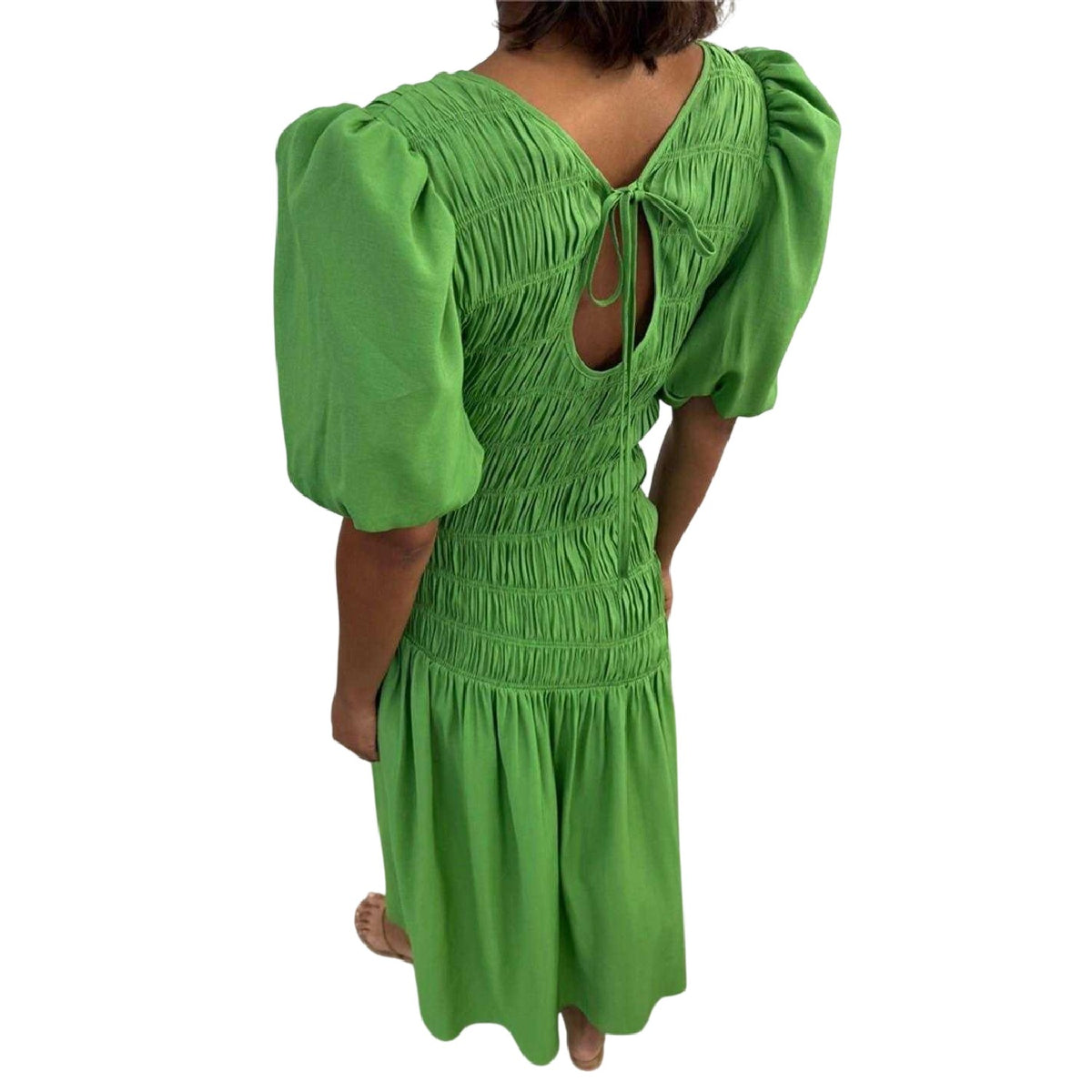 Green - Lifestyle - Never Fully Dressed Womens-Ladies Babydoll Maxi Dress
