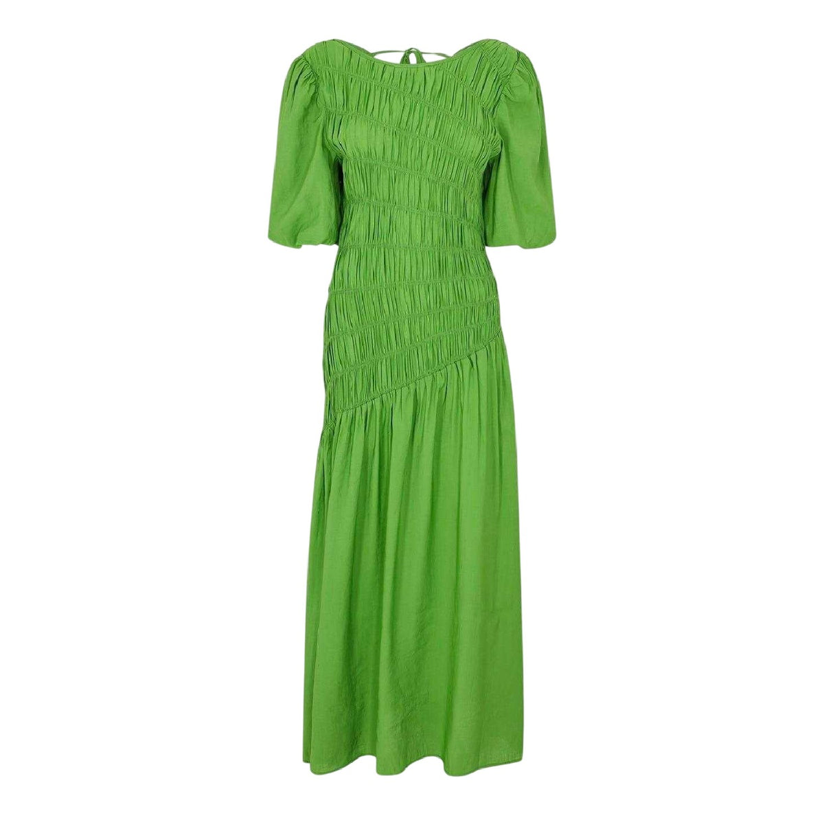 Green - Front - Never Fully Dressed Womens-Ladies Babydoll Maxi Dress