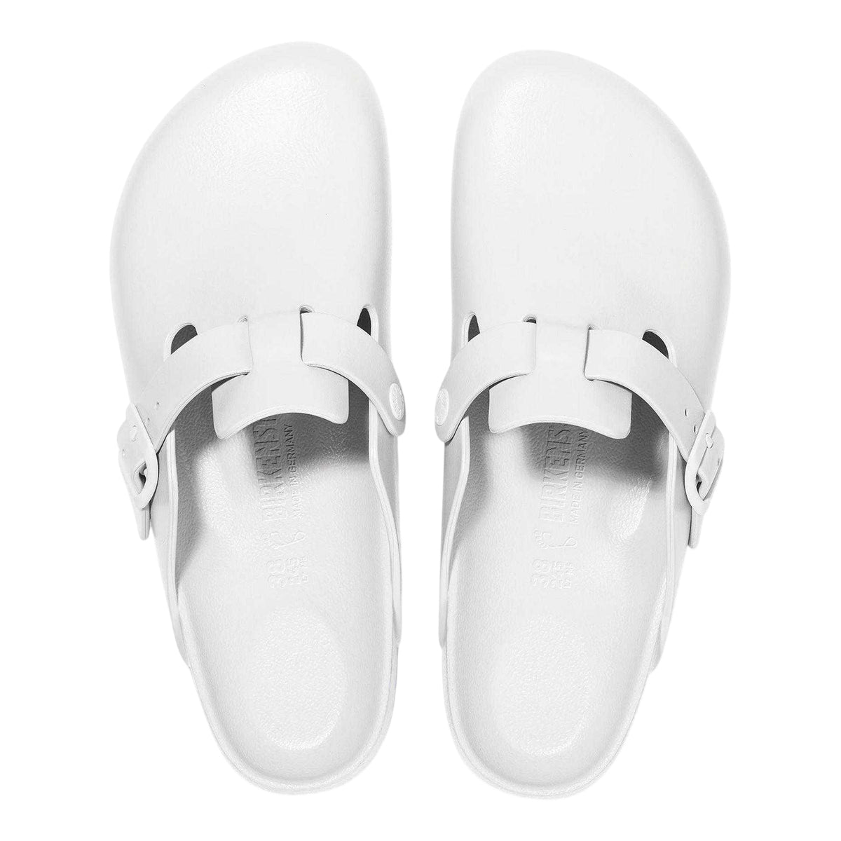 White - Back - Birkenstock Womens-Ladies Boston EVA Waterproof Clogs