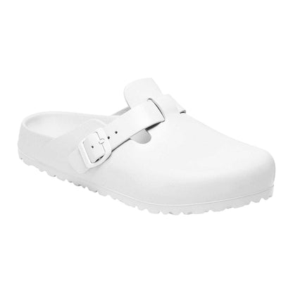 White - Lifestyle - Birkenstock Womens-Ladies Boston EVA Waterproof Clogs