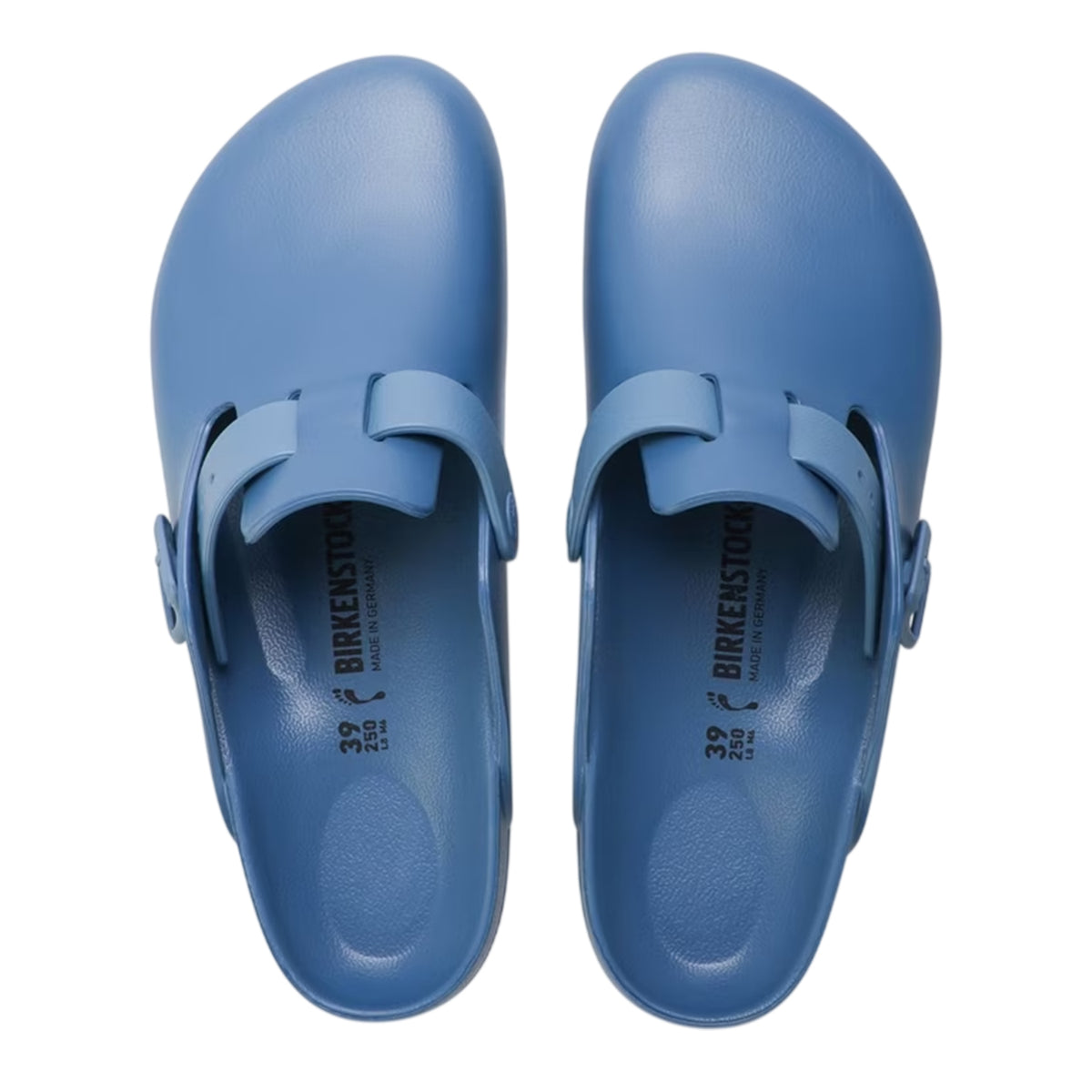 Blue - Side - Birkenstock Womens-Ladies Clogs