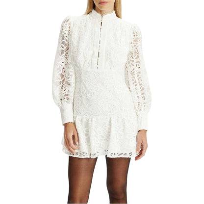 Ivory - Lifestyle - Bardot Womens-Ladies Remy Lace Mini Dress