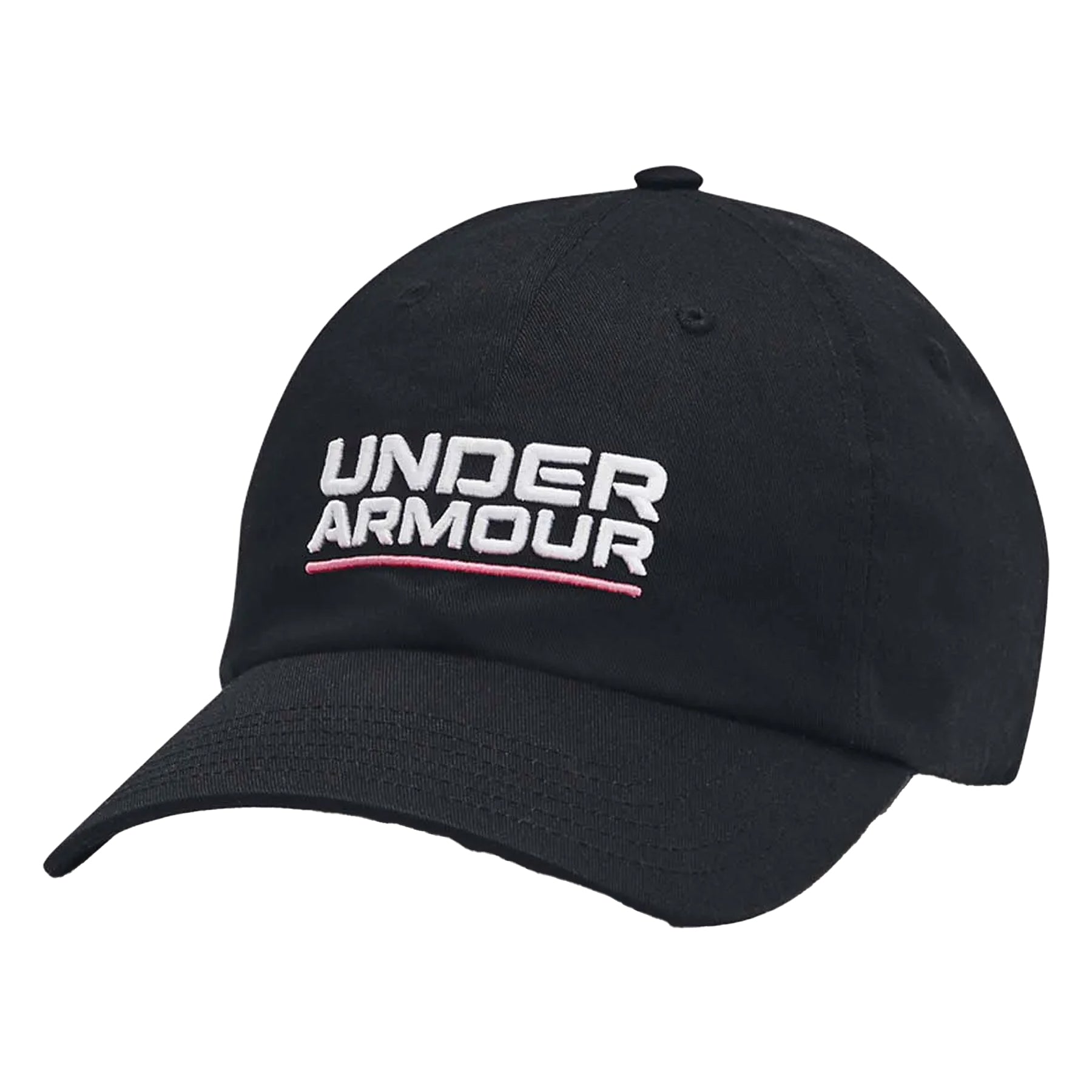 Black - Front - Under Armour Adjustable Branded Cap
