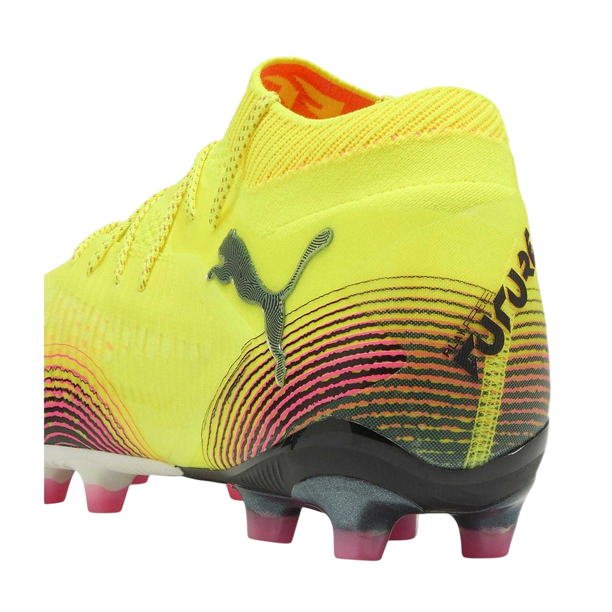 Yellow - Back - Puma Mens Future 8 Ultimate Firm Ground Football Boots