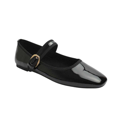 Black Patent - Back - Where´s That From Womens-Ladies Ballet Flats