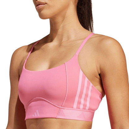 Pink Fusion-Bliss Pink - Lifestyle - Adidas Womens-Ladies Hyperglam Bralette