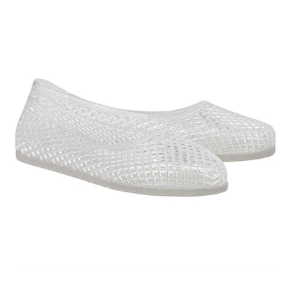 Clear - Side - Ancient Greek Sandals Womens-Ladies Iro Jelly Shoes