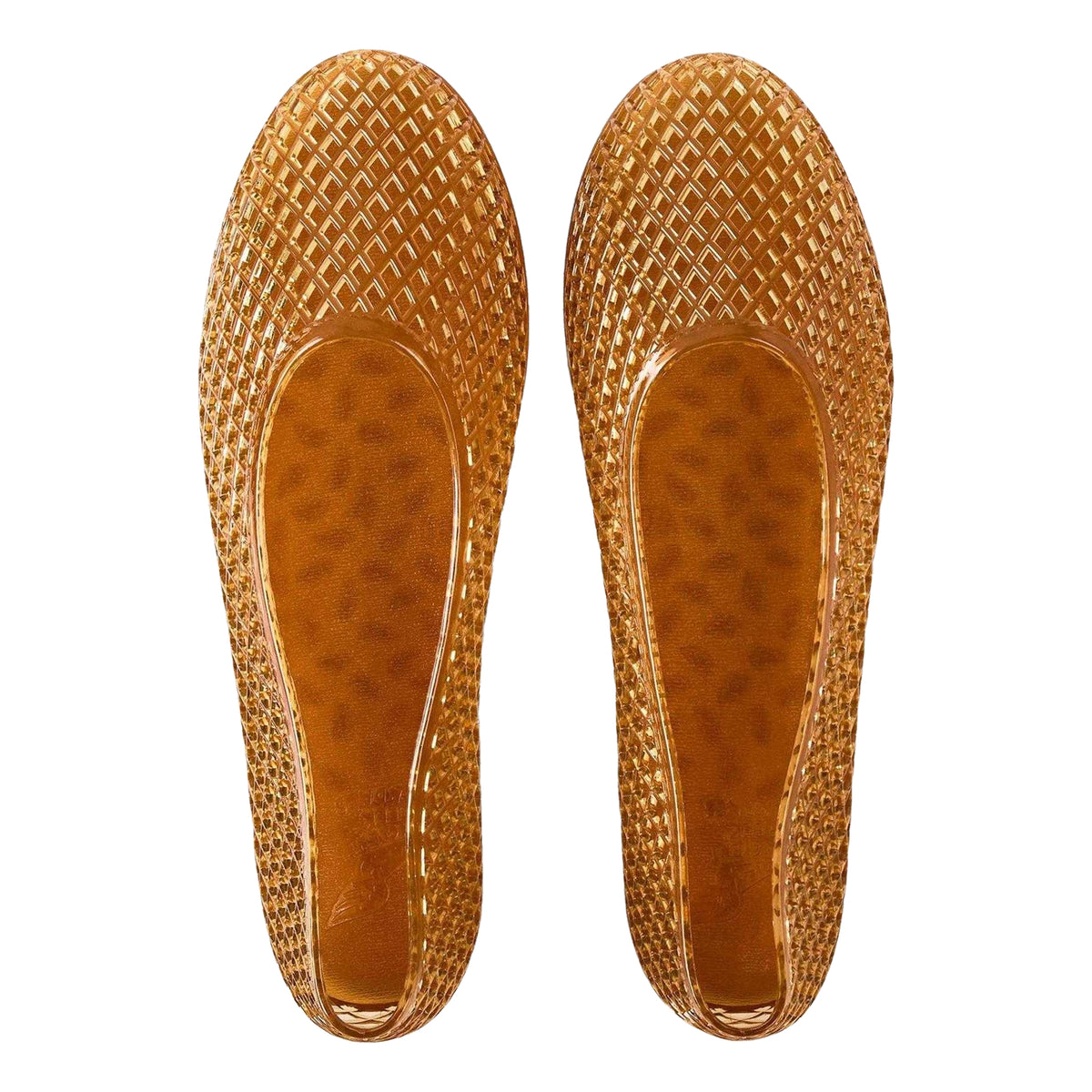 Caramel - Side - Ancient Greek Sandals Womens-Ladies Iro Jelly Shoes