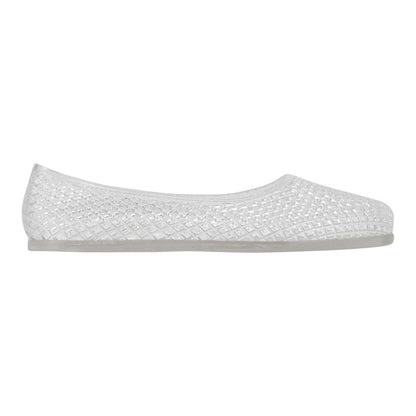 Clear - Front - Ancient Greek Sandals Womens-Ladies Iro Jelly Shoes