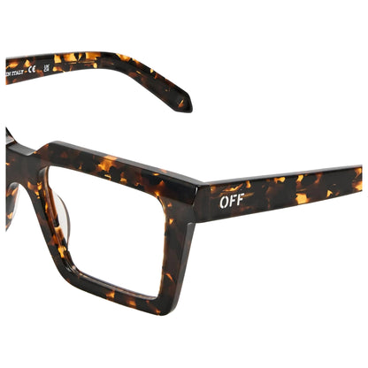 Havana - Side - Off White Womens-Ladies Square Glasses